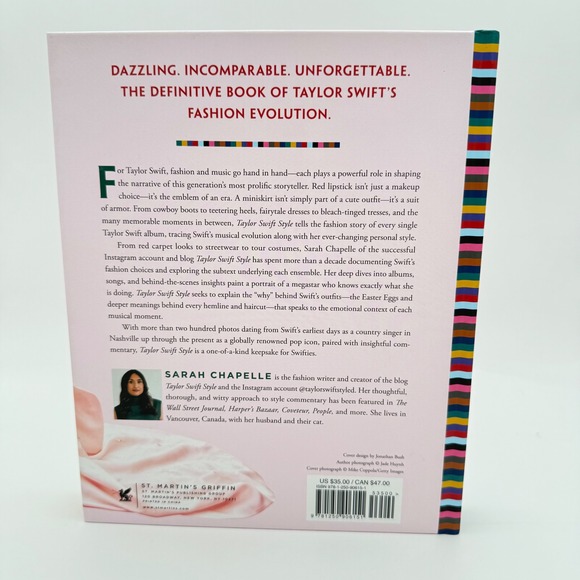 TAYLOR SWIFT Style Fashion Through the Eras Hardcover Coffee Table Book Gold NEW - Picture 4 of 12